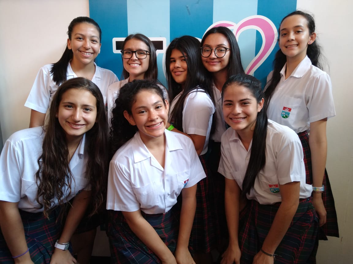 Mariana Vargas, Mariana Celis, Mariana Lizcano, Paula González, Mariana Cantillo, Anna Perdomo, María José Alfonso y Sara Gabriela Ferreira.